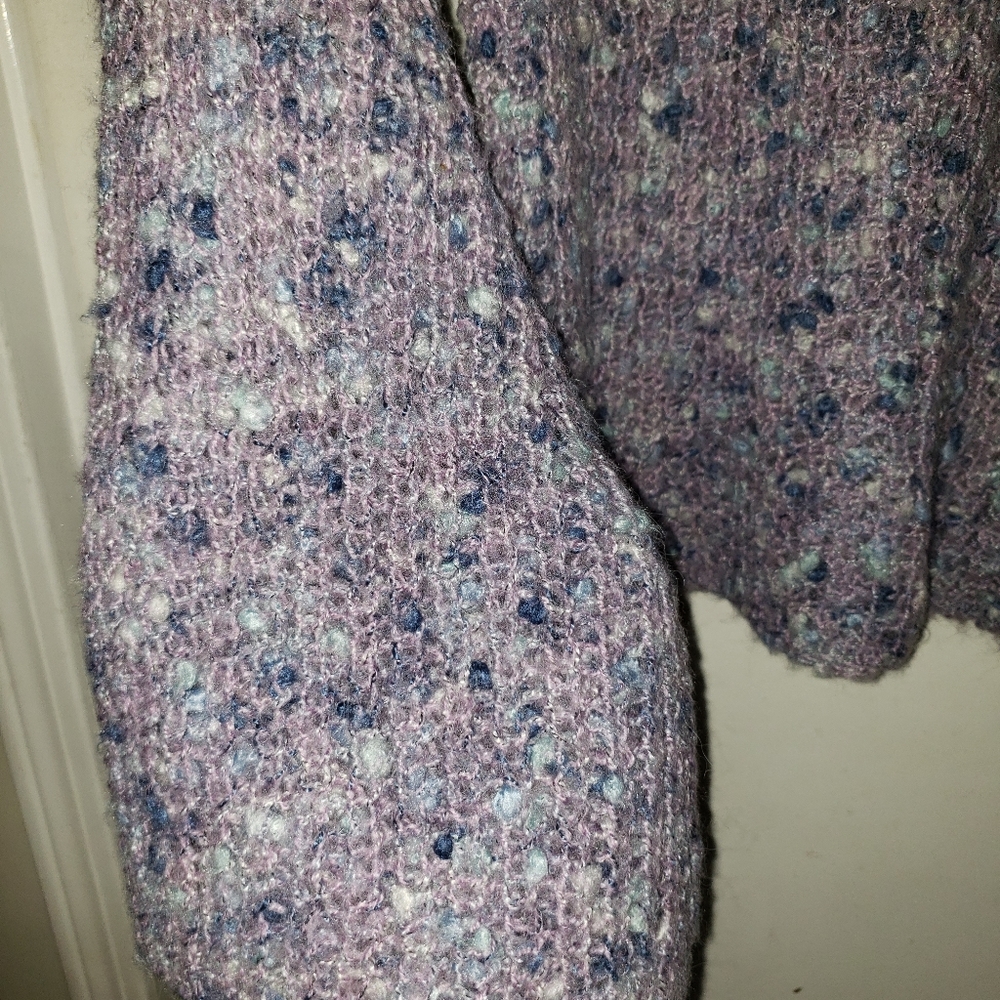Lavender & Turquoise - •F21• | Boho Knit Sweater - Picture 7 of 8